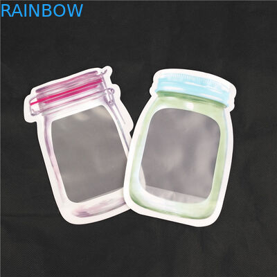 Spéciaux réutilisables adaptés aux besoins du client formés tiennent le sachet en matière plastique pour la nourriture Juice Milk Jelly Liquid