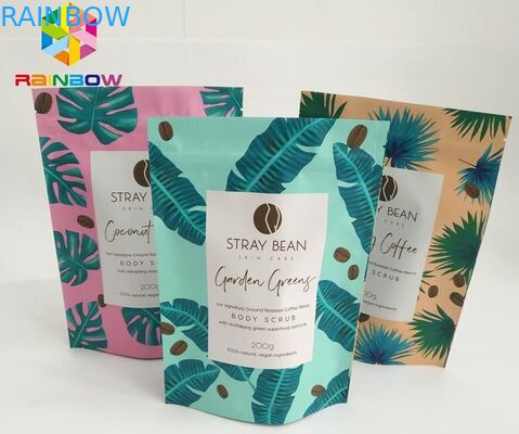 Matte Aluminum Foil Bath Salts admis fait sur commande met en sac le corps frottent les sacs de empaquetage de Mylar