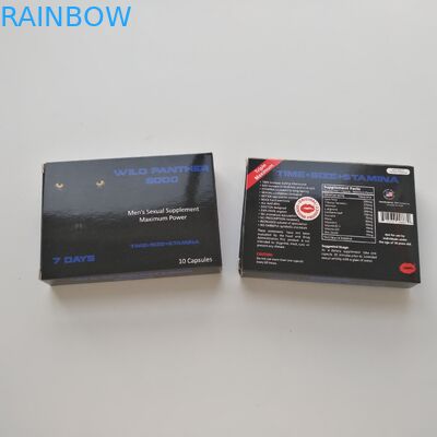 Boîte de papier imprimée faite sur commande d'emballage de pilule de soins de santé de carte blanche