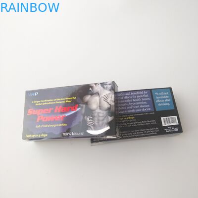 Boîte de papier imprimée faite sur commande d'emballage de pilule de soins de santé de carte blanche