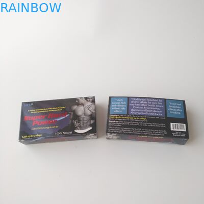 Boîte de papier imprimée faite sur commande d'emballage de pilule de soins de santé de carte blanche