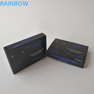 Boîte de papier imprimée faite sur commande d'emballage de pilule de soins de santé de carte blanche