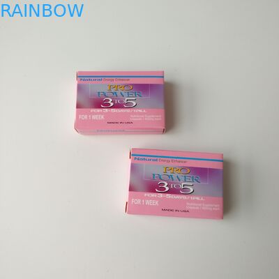 Boîte de papier droite d'emballage de drogue de Tuck End Pharmaceutical Medicine Pill d'onguent médical fait sur commande bon marché en gros