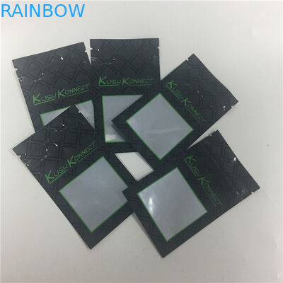 Le PE UV de l'impression KUSH empêchent des enfants des sacs s'ouvrants de tabac avec la fenêtre