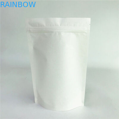 Digital imprimant les sacs biodégradables blancs de papier d'emballage avec la tirette