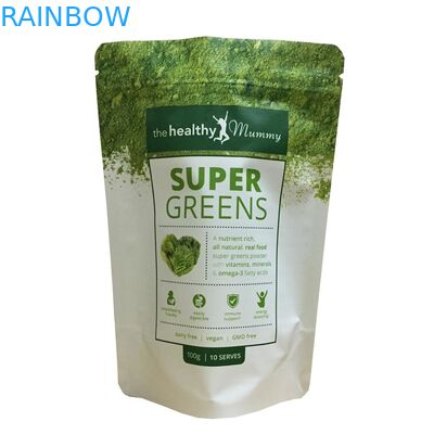 L'emballage de thé met en sac les sacs à thé vides faits sur commande en plastique de papier d'aluminium de soudure à chaud de tirette