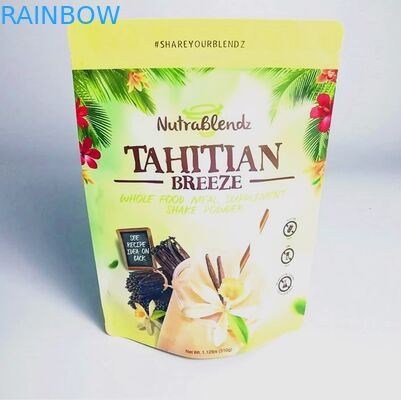 L'emballage admis fait sur commande de casse-croûte met en sac avec la poche de papier d'aluminium de tirette