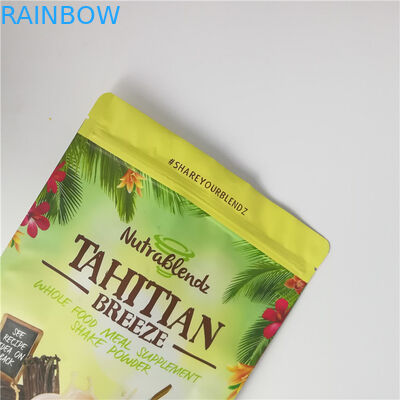 L'emballage admis fait sur commande de casse-croûte met en sac avec la poche de papier d'aluminium de tirette