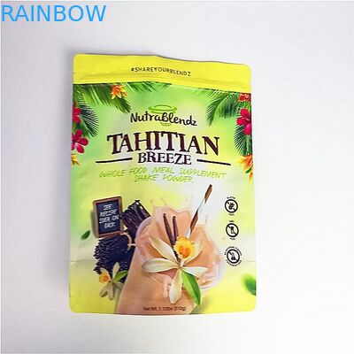 L'emballage admis fait sur commande de casse-croûte met en sac avec la poche de papier d'aluminium de tirette