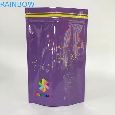 Le papier d'aluminium brillant thermoscellable Mylar adapté aux besoins du client met en sac