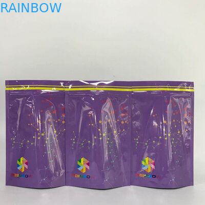 Le papier d'aluminium brillant thermoscellable Mylar adapté aux besoins du client met en sac