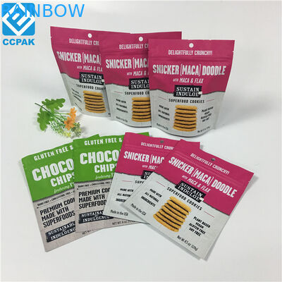 La poche rescellable de nourriture met en sac avec la serrure Pakcgaing de fermeture éclair met en sac pour le fruit sec d'écrous