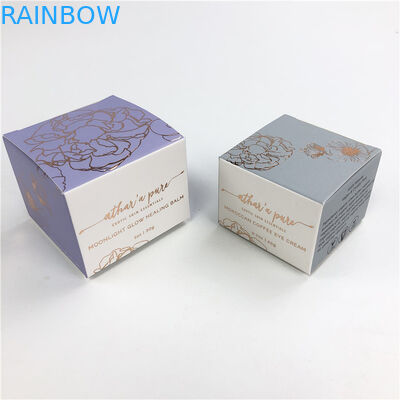 L'emballage de boîte de papier pour l'huile essentielle met le carton en bouteille blanc d'aluminium chaud de petites cases