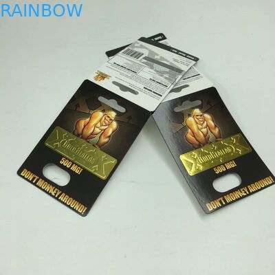 Le papier adapté aux besoins du client de magnum carde les boîtes de papier pour l'emballage de capsules de pilule