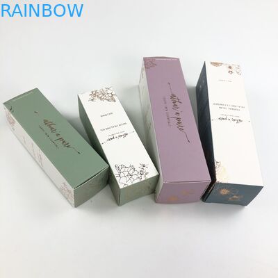 Carton blanc d'épaisseur UV brillante faite sur commande de Matt Film With 400g pour l'échantillon cosmétique Argan Oil Paper Box Packaging