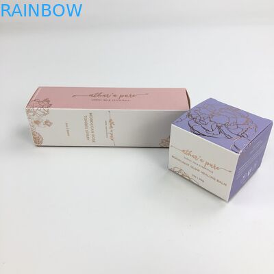 Le boîte-cadeau de papier adapté aux besoins du client de luxe matériel de papier qui respecte l'environnement composent la boîte de cosmétiques de boîtes avec le logo adapté aux besoins du client de forme