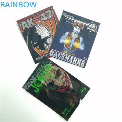 L'emballage de fines herbes d'encens de Cmyk 100microns met en sac 4g