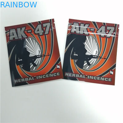 L'emballage de fines herbes d'encens de Cmyk 100microns met en sac 4g