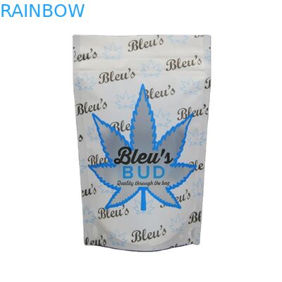 sac rescellable zip-lock d'aluminium de Gummies de poudre d'huile de 100mic CBD