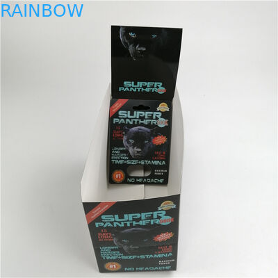 Carte lenticulaire masculine de la carte 600k 700k de boursouflure d'emballage de pilule de sexe du rhinocéros 3d de pilules d'amélioration