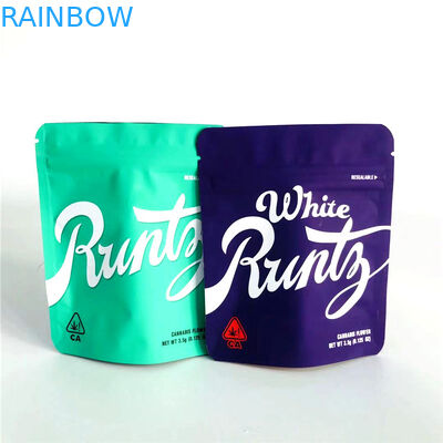 L'emballage gommeux courant admis par coutume met en sac le support de toucher doux vers le haut des sacs