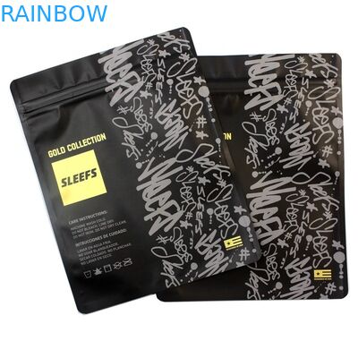 Poly sac de Logo Printing Zipper de T-shirt de fermeture éclair de serrure d'Opp de vêtement transparent promotionnel d'emballage