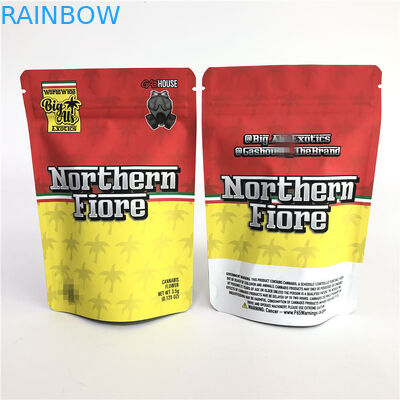 Le PE gommeux CMYK 180mic de Mylar de fines herbes tiennent l'impression offset de sac