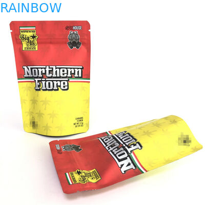 Le PE gommeux CMYK 180mic de Mylar de fines herbes tiennent l'impression offset de sac