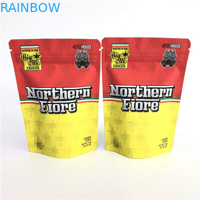 Le PE gommeux CMYK 180mic de Mylar de fines herbes tiennent l'impression offset de sac