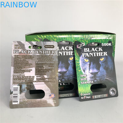 pilule lenticulaire masculine de la carte 500K de l'amélioration 3d de chapeau de 12mm