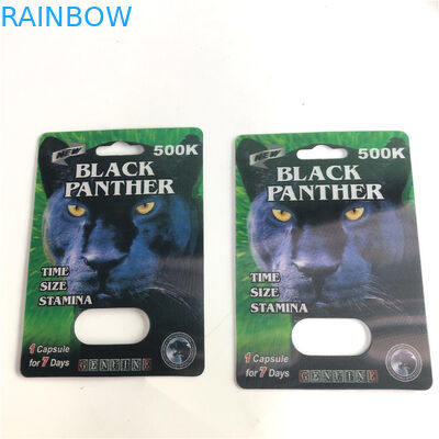 pilule lenticulaire masculine de la carte 500K de l'amélioration 3d de chapeau de 12mm