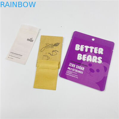 Digital imprimant le sac plat 23x35cm de sachet compostable zip-lock de MOPP