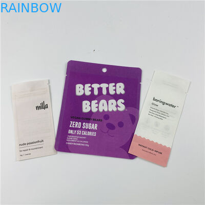 Sac zip-lock de Mylar de papier aluminium de VMPET MOPP 100mircon