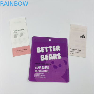 Sac zip-lock de Mylar de papier aluminium de VMPET MOPP 100mircon