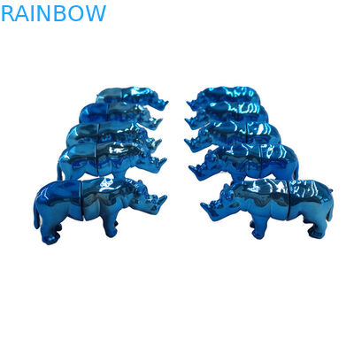 Forme en plastique 350g de cheval de bouteilles de pilule de panthère de rhinocéros de pilule de sexe de CMRK