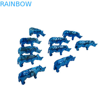 Forme en plastique 350g de cheval de bouteilles de pilule de panthère de rhinocéros de pilule de sexe de CMRK