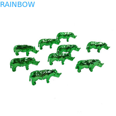 Bouteilles en plastique de renforceur de forme de cheval de rhinocéros d'inventaire de pilule de conteneur de pilule masculine de sexe