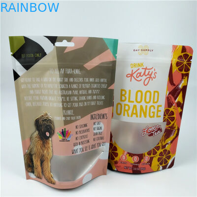 La preuve faite sur commande Mylar d'odeur met en sac le support de plastique vers le haut de la poche de sac de sucrerie d'aluminium d'Aluminim d'emballage alimentaire de Cbd de poche de tirette