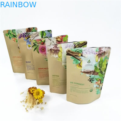 Bas Moq CMYK VMPET biodégradable tiennent la poche 100micron