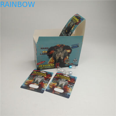 Carte de boursouflure de GV 200mic 3d pour les pilules masculines 500K 600k