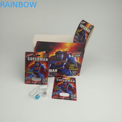 Carte de boursouflure de GV 200mic 3d pour les pilules masculines 500K 600k