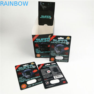 Tableau blanc des cartes 350g de la boursouflure 3d du rhinocéros 69 avec la boîte de papier d'affichage