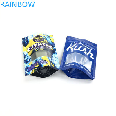 L'odeur de sac de biscuit de toucher doux de CBD 3.5g rendent l'emballage sans danger pour les enfants résistant de poche d'aluminium de Mylar
