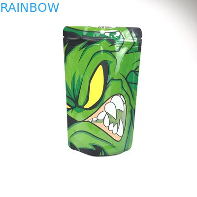 la serrure de fermeture éclair de nourriture de 120microns MOPP VMPET met en sac pour le thé vert