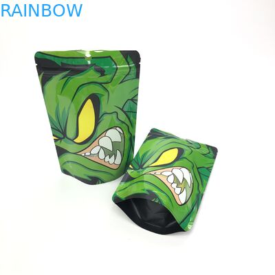 la serrure de fermeture éclair de nourriture de 120microns MOPP VMPET met en sac pour le thé vert