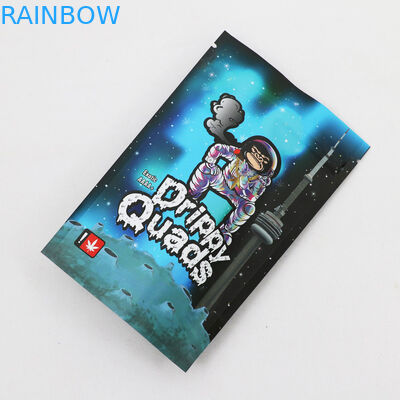 L'odeur de tirette d'aluminium rendent le sac résistant d'emballage de mauvaise herbe de CMYK Mylar