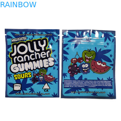 cannabis du sac THC de Mylar de sucrerie de 200mic CBD Gummies
