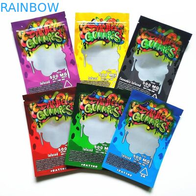 CMYK 4,3 enveloppes épaisses de Cbd de sacs en papier de preuve d'enfant de mils