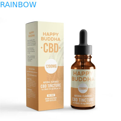 Boîte de papier de bouteille de compte-gouttes de carton de CMYK 200mic 30ml