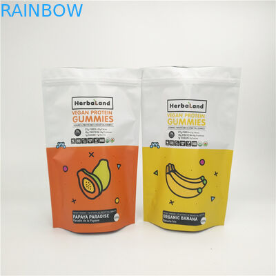 Sac MOPP de BDC Mylar d'ANIMAL FAMILIER de Gummies Fleixble de catégorie comestible